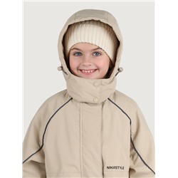 Парка утеплённая для девочки NIKASTYLE 5м3425 Латте