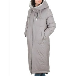 9120 LT.GRAY Пальто зимнее женское (200 гр. холлофайбера)
