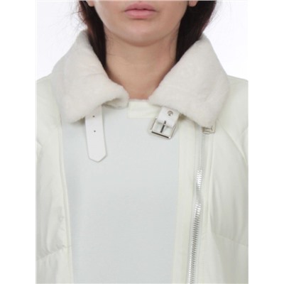 S24-263 MILK Куртка демисезонная женская (100 гр. холлофайбер)