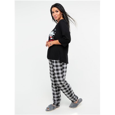 Пижама "Давай дружить" черный