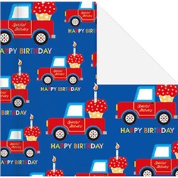 Упаковочная бумага «RoadWrap» 1 рулон, 50*70 см