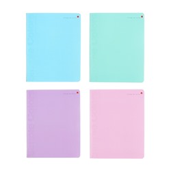 Тетрадь 96л кл ZEFIR COLORS, МИКС