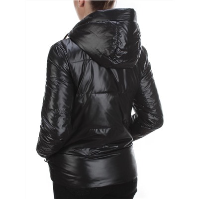 8260 BLACK Куртка демисезонная женская BAOFANI (100 гр. синтепон)
