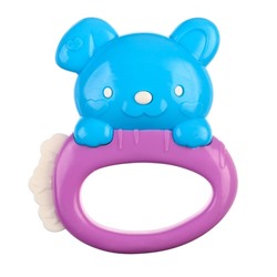 Погремушка-прорезыватель Крошка Я «Собачка», от 3 мес., МИКС