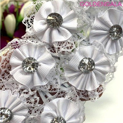 Детский зажим "Тик-так" Цветок 2 шт размер 5,5 см ТК12 тип 3