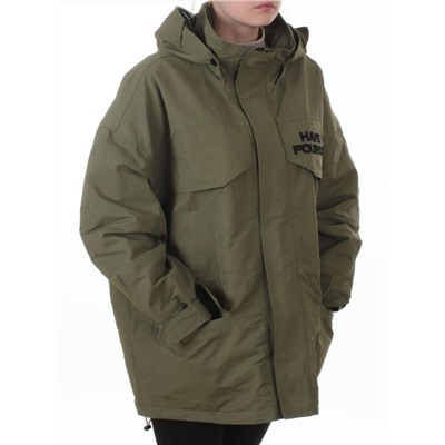 3094 GREEN Куртка демисезонная женская (100 гр. холлофайбер)