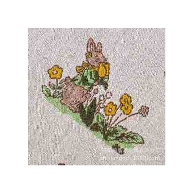 Gauze soft scarf, orchid, flowered, wholesale