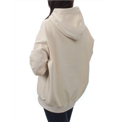 3262 BEIGE Худи женское (95% хлопок, 5% эластан)