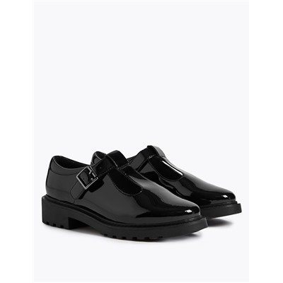 Kids’ Leather T-Bar School Shoes (13 Small - 7 Large)