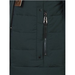 M-1820 DK. GREEN Пальто зимнее женское (холлофайбер)