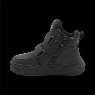 Ботинки на меху LM1099-3-1 черные