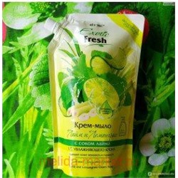 Витэкс Exotic Fresh Крем-мыло Лайм и лемонграс 750 мл