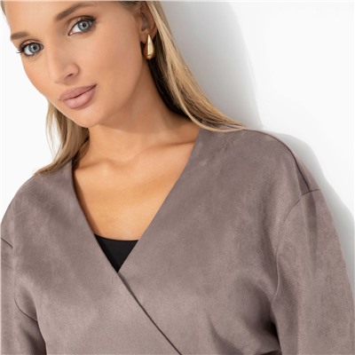 Бомбер из мягкой ткани, Бархатный удар