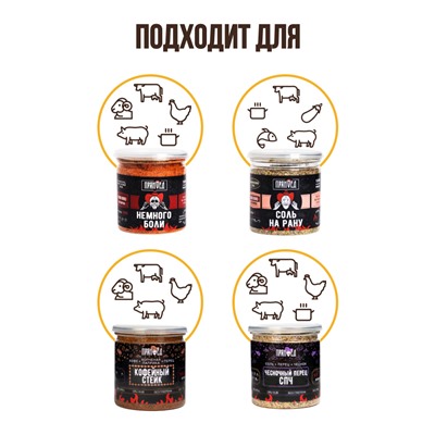 Стейк (для любого вида мяса), набор специй