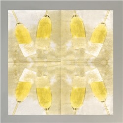 Салфетки бумажные «Бокалы», в наборе 20 штук, 33 × 33 см