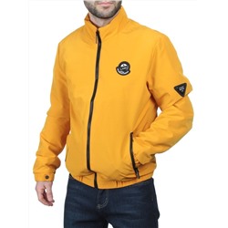 EM25057-1 YELLOW Куртка-бомбер мужская демисезонная (100 гр. синтепон)