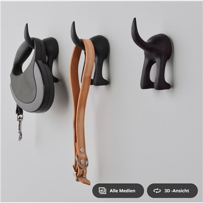 BÄSTIS Haken, schwarz