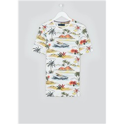 Island Print T-Shirt
