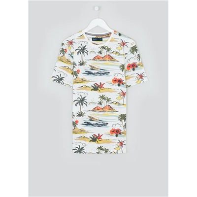 Island Print T-Shirt
