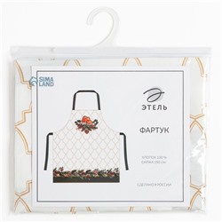 Фартук новогодний "Этель" Robin 60х70см, 100% хлопок, саржа 190 гр/м2