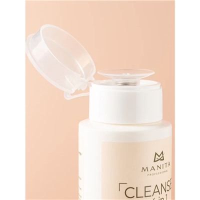 Manita Professional Обезжириватель для ногтей универсальный 4 в 1 / Pure Clear, 150 мл