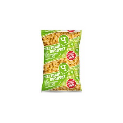 Честный Продукт Макароны СПИРАЛЬКА гр.В в/с 900гр
