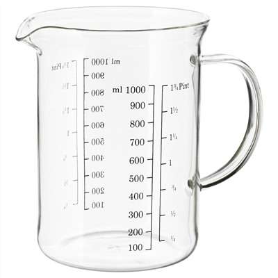 VARDAGEN, Messbecher, Glas,, 1.0 l