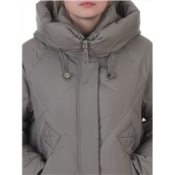 A620 OLIVE Пальто зимнее женское (200 гр. био-пух)