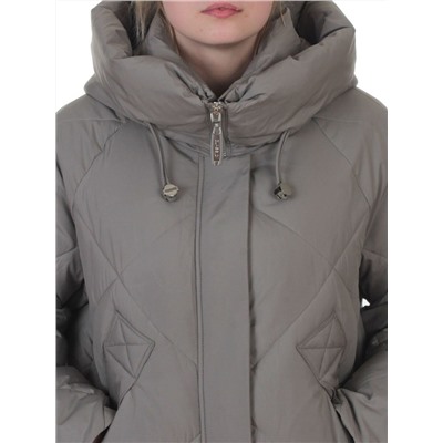 A620 OLIVE Пальто зимнее женское (200 гр. био-пух)