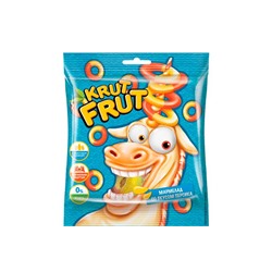 «KrutFrut», мармелад жевательный «Колечки со вкусом персика», 70 г