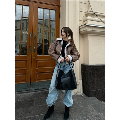 Сумка женская из телячьей кожи