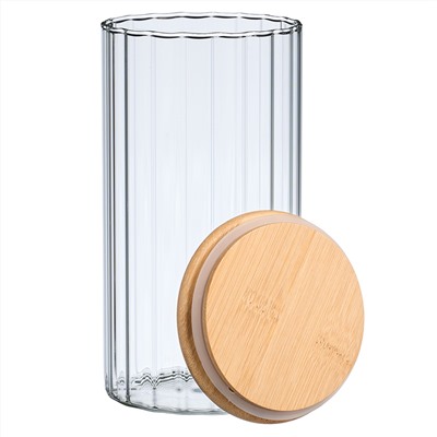 БАНКА ДЛЯ СЫПУЧИХ ПРОДУКТОВ "VERTICAL" 1200 МЛ/10Х18,5 СМ