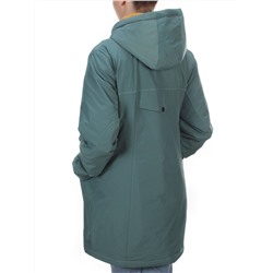 22-908 GRAY/GREEN Куртка демисезонная женская (100 гр. синтепон) PLOOEPLOO