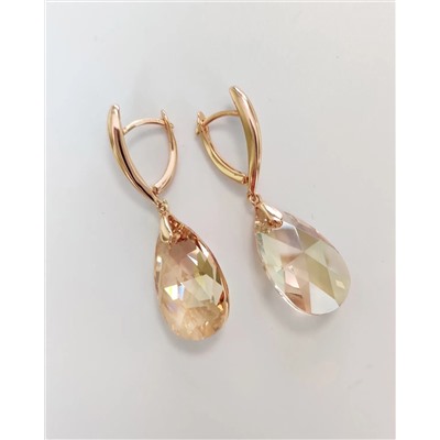 Серьги с кристаллами Swarovski