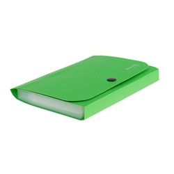 Папка-конверт на кнопке, А6+, 400 мкм, МИКС