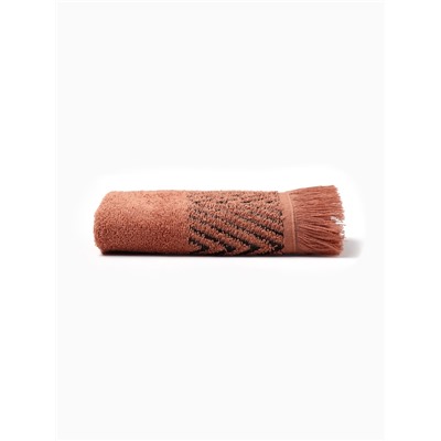 Полотенце махровое LoveLife «Танами» 30×50 см, коричневое, 100% хлопок, 430 г/м²