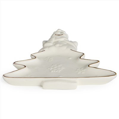 БЛЮДО СЕРВИРОВОЧНОЕ "ЕЛКА" 18,5*9*2,2 СМ