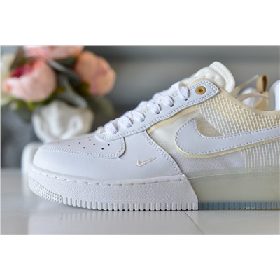 Nike Air Force 1 React из натуральной кожи и нейлона