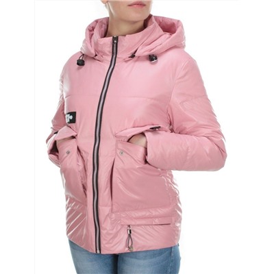 8267 PINK Куртка демисезонная женская BAOFANI (100 гр. синтепон)