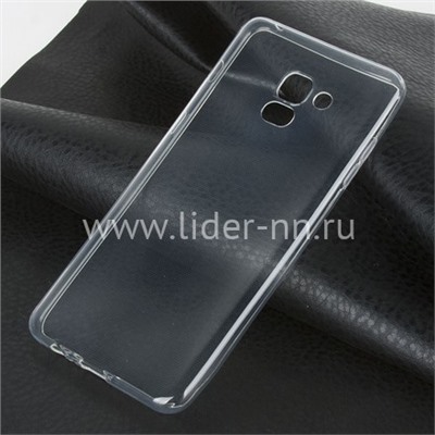 Задняя панель для Samsung Galaxy A8 Plus 2018 Силикон  прозрачная (пакет) Brauffen