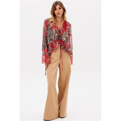 Блуза Gizart 15403 терракот
