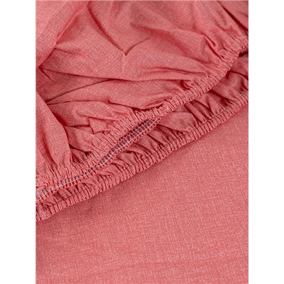 Постельное белье поплин Иваново (без пододеяльника) / Коралл