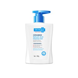 Очищающий гель для лица с керамидами и салициловой кислотой BIOAOUA Ceramide Salicylic Acid Cleanser Gel, 180 гр