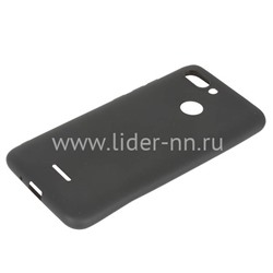 Задняя панель для Xiaomi  Redmi 6 Силикон матовый (черная)