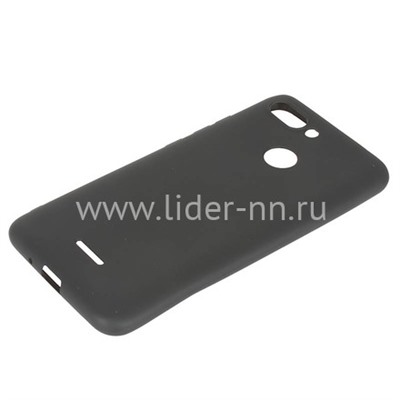 Задняя панель для Xiaomi  Redmi 6 Силикон матовый (черная)