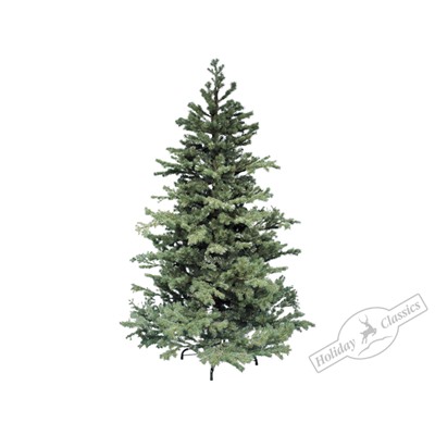 Ель зеленая "Мистерия" с литой силиконовой хвоей h=2,25 м d=1,27 м