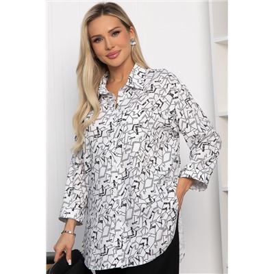 Блуза Твой стиль (черно-белая) Б13793-3М