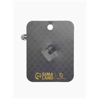 Брошь «Шприц» медицинский, цвет красный в серебре