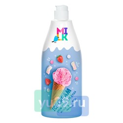 Крем-гель для душа Milk Молоко и земляника, 800 мл.