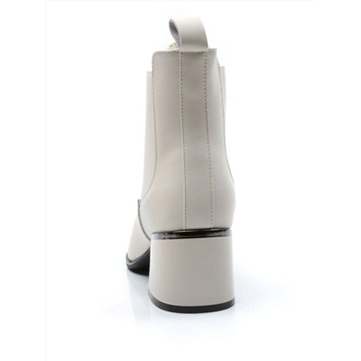 01-PCG269-2 LT.BEIGE Ботинки Челси демисезонные женские (натуральная кожа, байка)